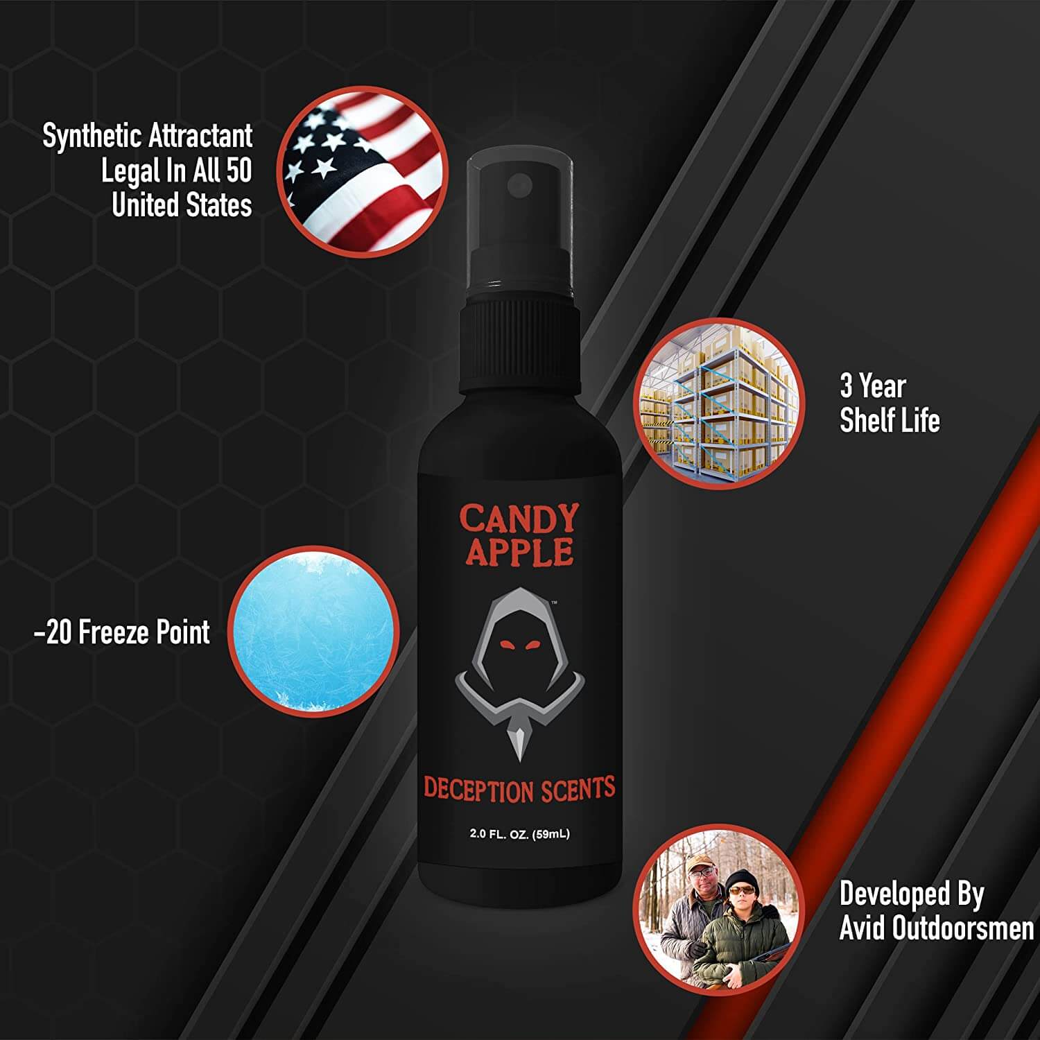 Game Attractant, Candy Apple, 2 oz