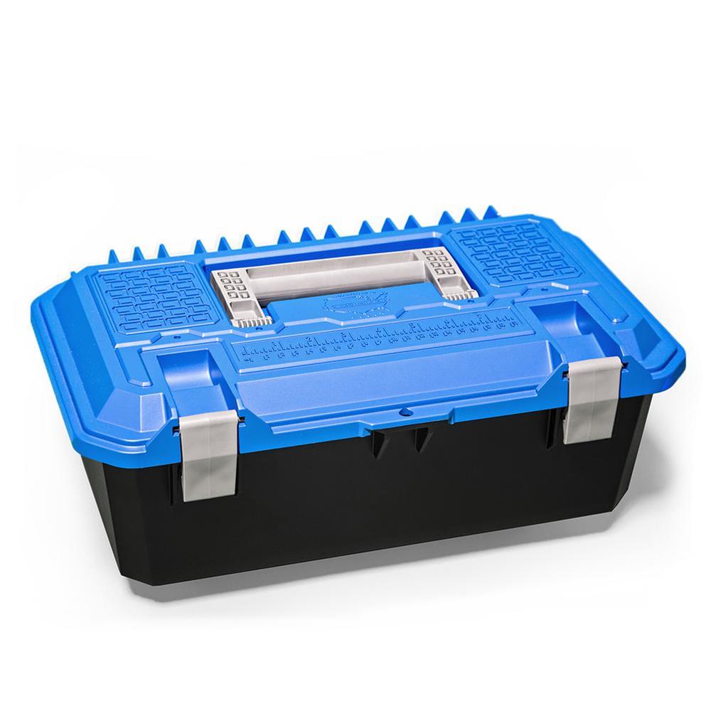 Decked Crossbox 17 in. Drawer Tool Box in Blue and Black