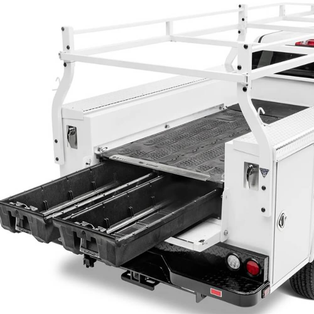 Decked 75.25 in. System Length Storage System for Service Body Trucks (48 in. to 51 in. W)