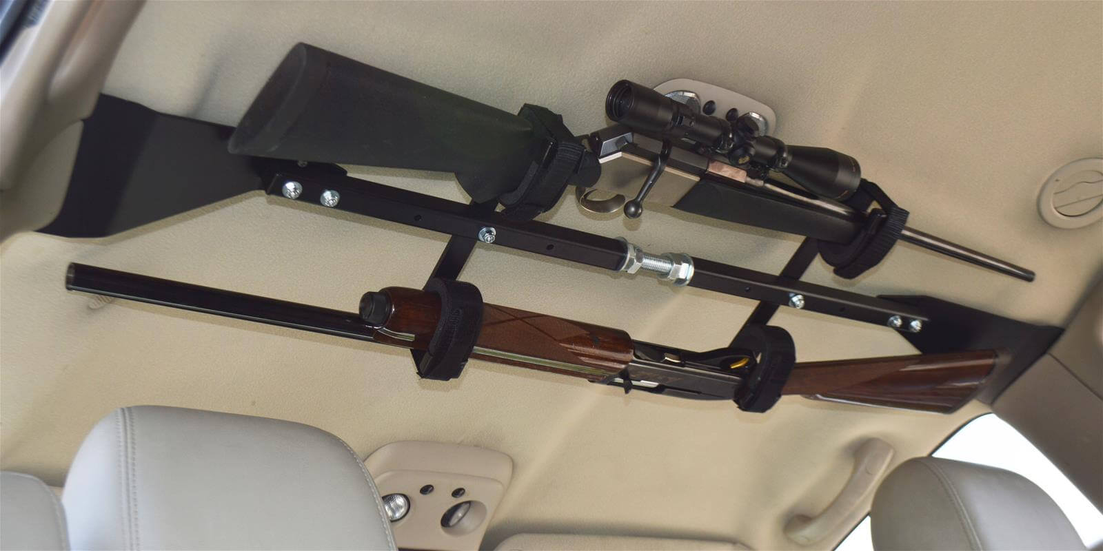 Center-Lok Overhead Gun Rack for TRUCK/SUV - 2 gun (48