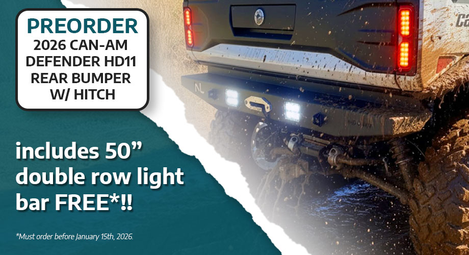 2026 CAN-AM Defender HD11 Rear Bumper with Hitch